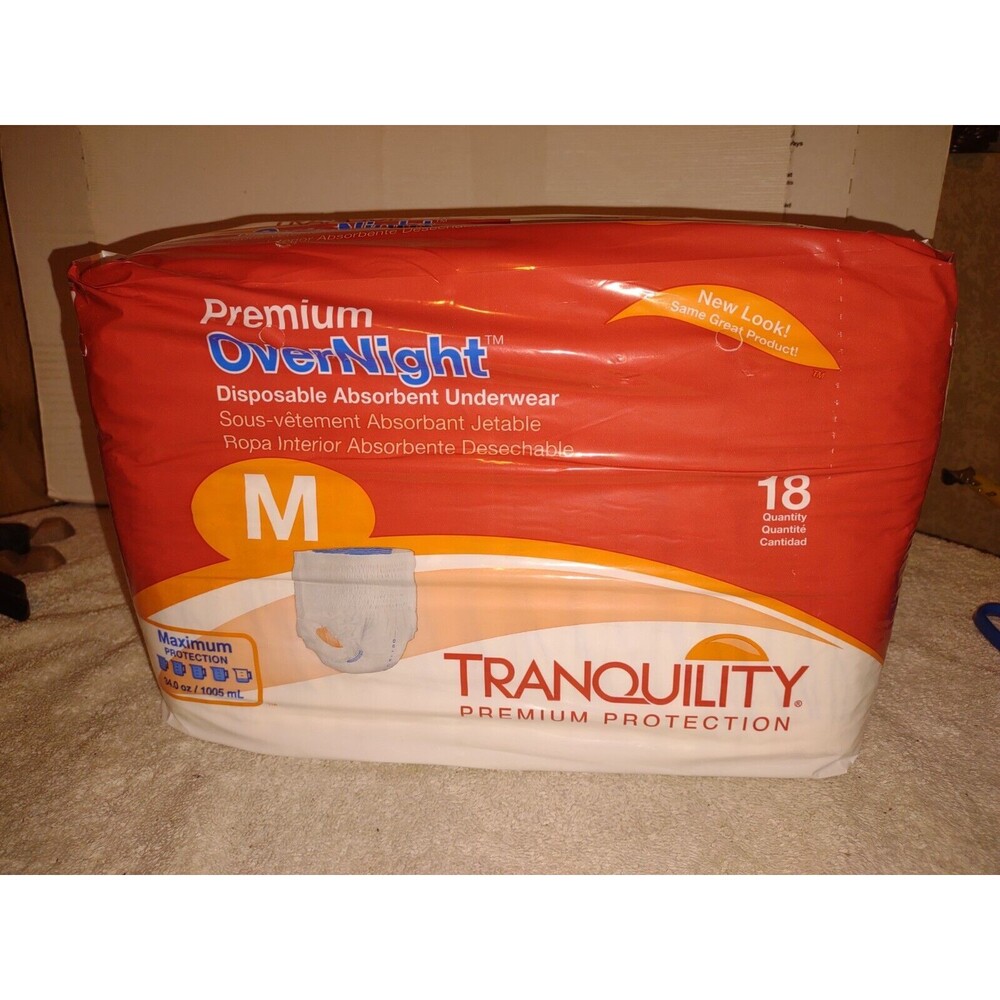tranquility Disposable underwear 18 Pack Medium